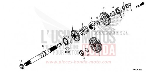 OUTPUT SHAFT GL1800DAJ de 2018